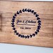 Personalized Serving Tray, Serving Tray, Personalized Wedding Gift, Breakfast in Bed Tray, Anniversary Tray, Personalized Wood Tray