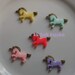 5pcs Assorted Color Unicorn Cabochons Jewelry supplies finding earring necklace finding Cute