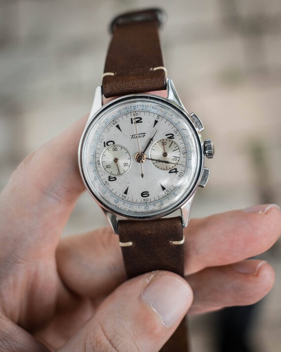 Vintage Tissot Chronograph mens watch vintage swiss watch