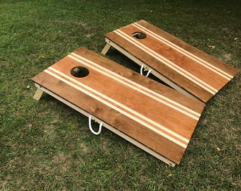 Wooden Corn Hole Game Cornhole boards Etsy 24 Wooden Corn Hole Game Cornhole boards Etsy 24