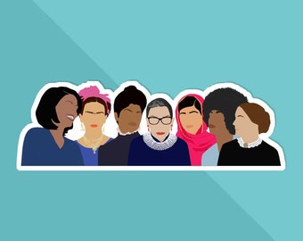 Feminist Girl Gang Sticker- Squad Goals, Feminist Art