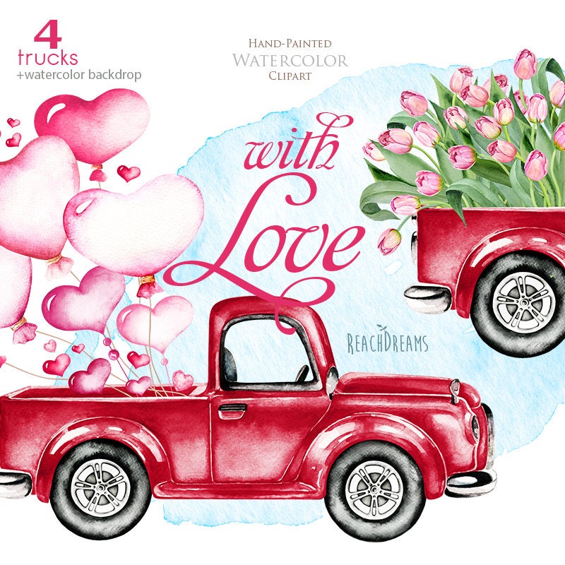 Free Free 148 Vintage Truck With Flowers Svg SVG PNG EPS DXF File