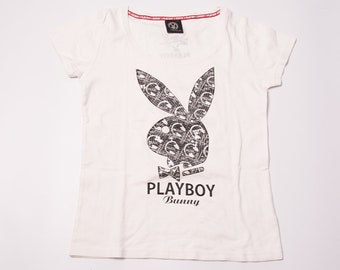Vintage Playboy Bunny 90s Sequin Tshirt