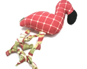 Dog Toy // Small Dog Toy // Flamingo // Extra Durable