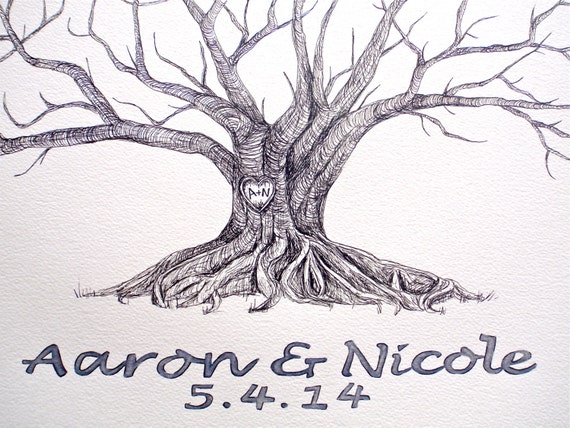 Big Roots Medium Fingerprint Moreton Bay Fig Tree Wedding