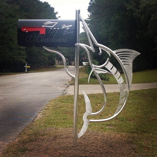 Custom Aluminum Marlin Mailbox