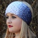 Crochet Earwarmer Headband Pattern Ombre Crochet Winter Headband Earwarmer Patterns Beginner Level Instant Download size Women Child Toddler