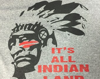 Its All Indian Land shirt #nodapl pipeline native water protectors water is sacred