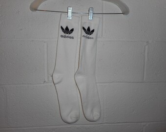 Men's Vintage 70s 80s Trefoil Adidas Long Socks
