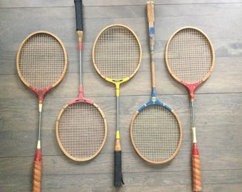 Vintage badminton racket Collection