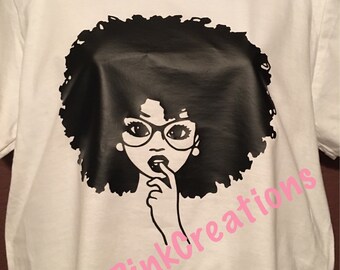 Afro Girl with glasses
