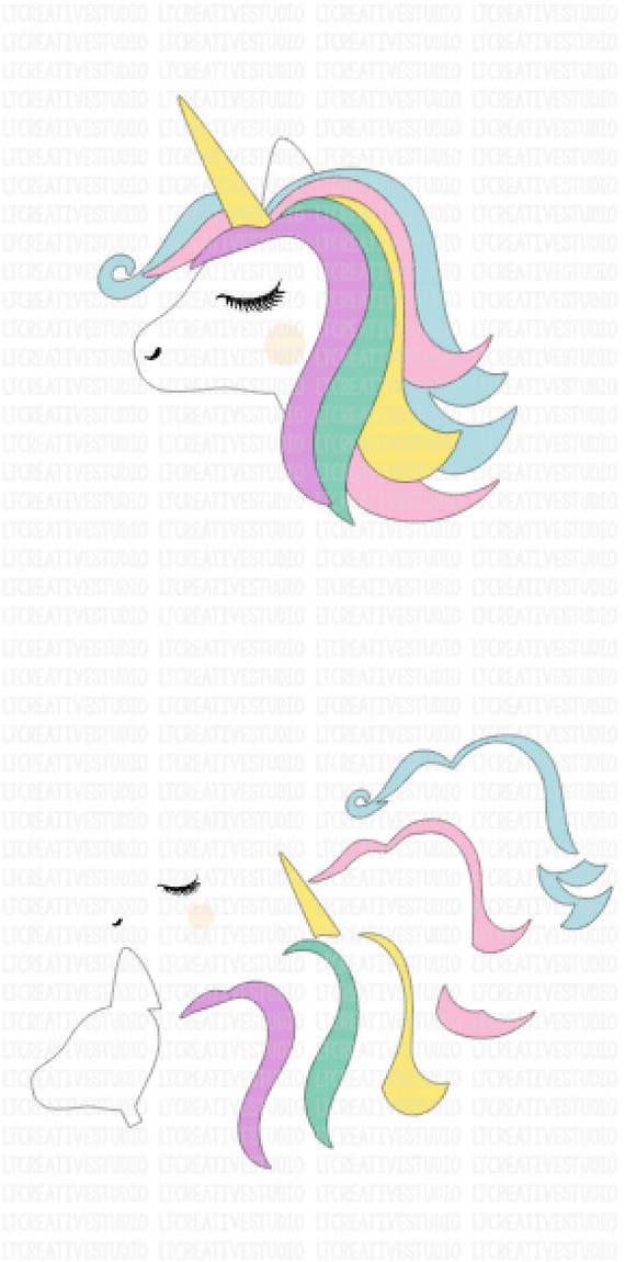 Download Unicorn SVG Unicorn Head SVG Unicorn Face Svg Unicorn
