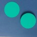 3 inch Scalloped Circle Die cuts, 75 mm circle cardstock paper punches, pick color and qty, DIY notes / scrapbooks / tags / place cards