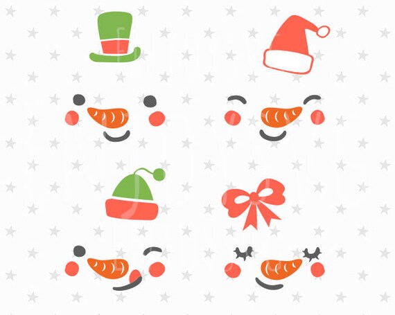 Cute Snowman SVG Cute Snowman svg file Christmas svg Cute