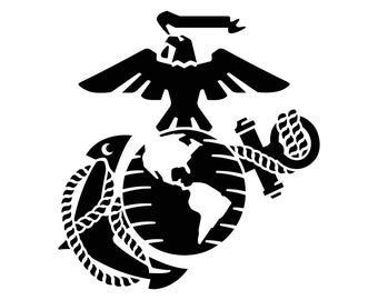 Eagle Globe Anchor USMC Marine Corps SVG Cricut Silhouette dxf eps png cdr ai pdf vector clipart instant download digital print