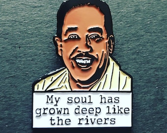 Langston Hughes - Soft Enamel Pin