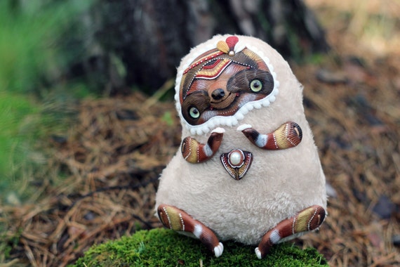 sloth art doll