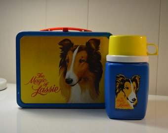 The Magic of Lassie Lunch Box with Thermos