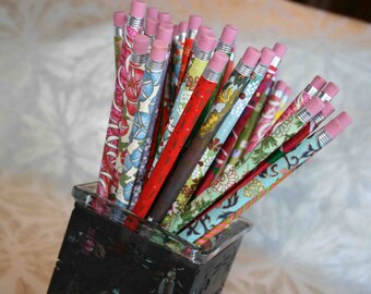 Chiyogami Pencils - ten assorted, japanese patterns