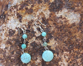 Dangle Turquoise Earrings