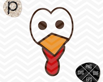 Turkey Head SVG*Turkey Clipart*Thanksgiving Turkey SVG*Turkey SVG Cut File*Autumn svg,clipart,dxf,png,eps*Cutting File*Cricut*Silhouette