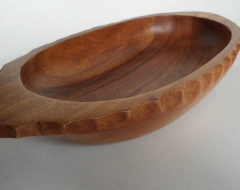 Vintage wood bowl,handmade,serving bowl,deco bowl,fruit bowl