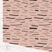 1/2 Yard Organic Cotton Knit Fabric,ORGANIC JERSEY Knit Fabric by Elvelyckan Design, Stripes Dusty Pink