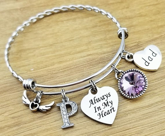 Sympathy Bracelet Sympathy Gift In Memory of Dad Memorial Bracelet Loss of Father Remembrance Bracelet Remembrance Jewelry Loss of Dad
