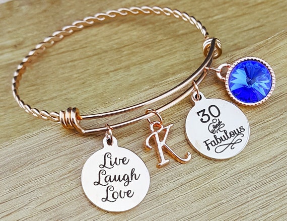 Rose Gold 30 Birthday Gift Rose Gold 30th Birthday Gift Birthday Gift Birthday Gifts for Her Birthday Gift for Friend Birthday Gifts