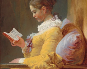 NEW! Fragonard's The Reader Print Reduxed to Canvas Ready to Hang Museum Quality
