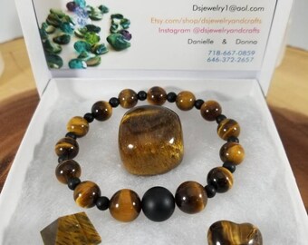 Gemstone Vibe packs/healing crystals/healing gemstones/Tigers eye