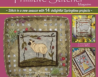Magazine: NEW! Spring 2018 Issue - Punch Needle & Primitive Stitcher