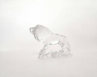 Princess House Wonders of the Wild Crystal Lion- Cristal au Plomb Germany