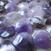 14mm Amethyst Faceted Heart Bead S125