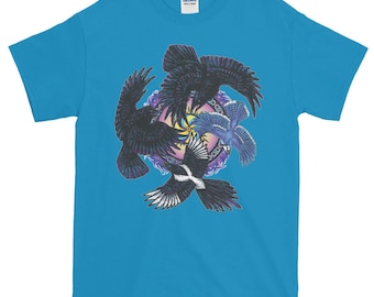 Crow Raven Magpie Jay Totem T-Shirt