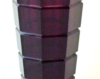 Modern Amethyst Art Glass Vase c. 1940