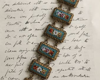 Vintage Micro Mosaic Bracelet