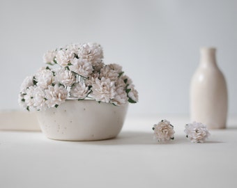 Paper Flower,50 pieces big baby breath, white color.