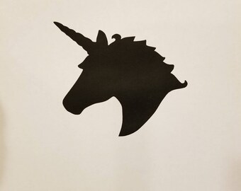 unicorn cake stencil etsy