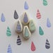 Rain drop rubber stamp, rainy days rubber stamp, weather rubber stamp, raindrop stamp, weather stamp, scrapbooking, cardmaking, tear drop