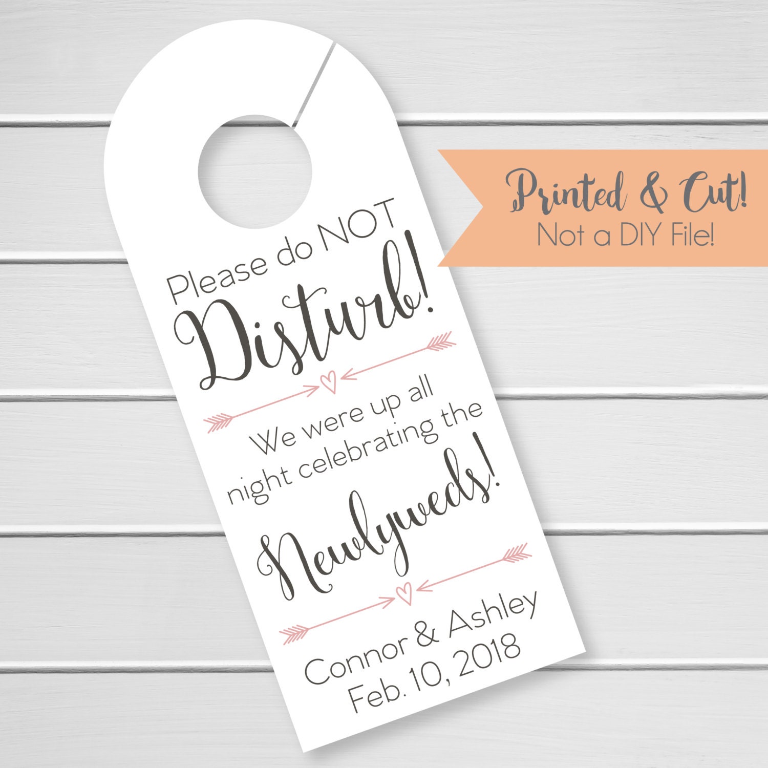Wedding Door Hanger Custom Hotel Door Hangers Destination