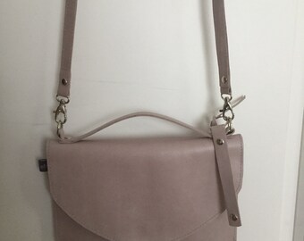 Small grey/slightly pink pouch