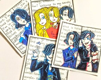 Heathers: The Musical Handmade Stickers
