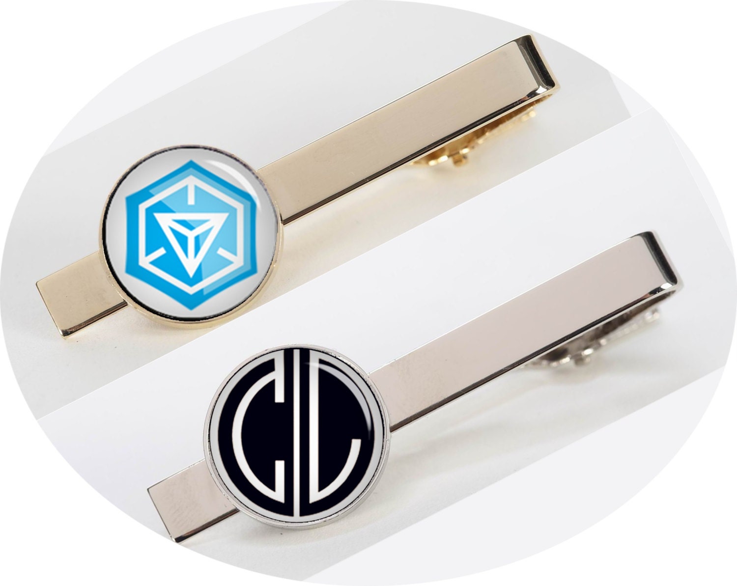 Custom Company Logo Tie Clips Photo Tie Clip Custom Image