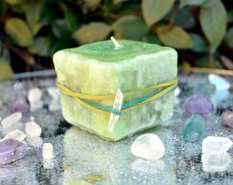 Enchanted Flame Candle, Meditation Candle, Hand Poured Candle, Handmade Candle, Fairy Candle, Fairy Dust Candle, Fairy Magic Candle