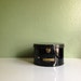 RESERVED FOR RICHARDClassic Metal Collar or Hat Box 1910s. Black