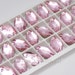Glass Navette (3223) Light Rose Pink All Size Sew On Rhinestones Flatback Jewelry Beads Sewing Stones