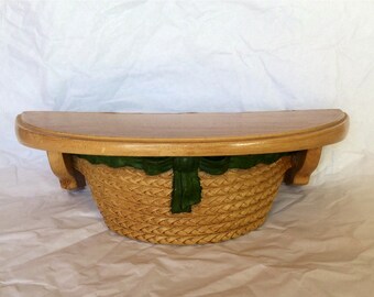 Burwood "Straw Hat" Wall Shelf