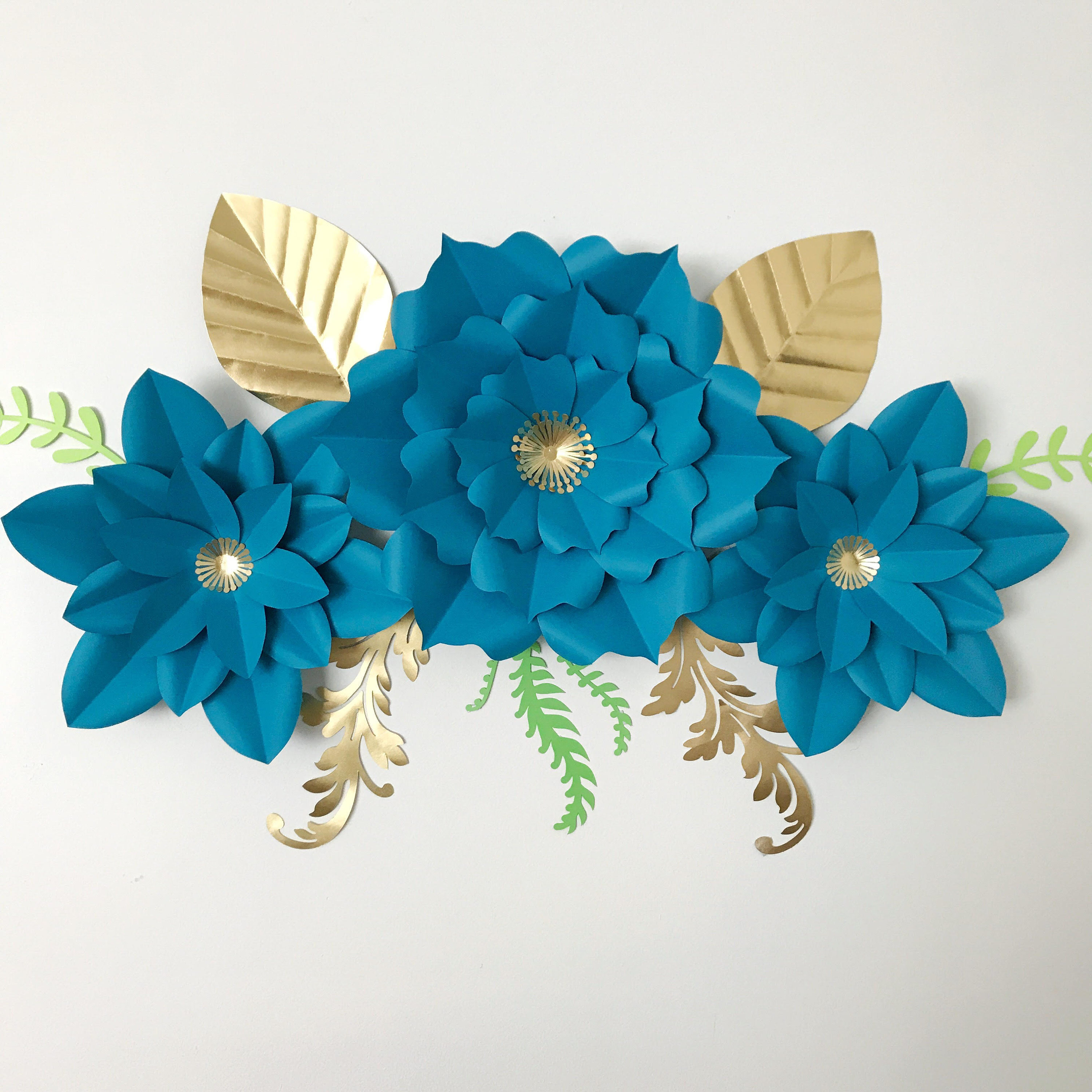 Download SVG Petal 6 Paper Flower Template DIGITAL Version Cricut