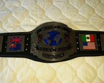 Television Championship Belt. Plastic/resin. Adult size. Tribute.